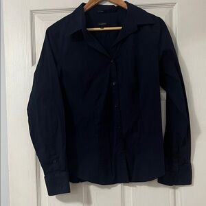 Talbots dark blue Dress Shirt
